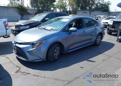 2020 Toyota Corolla Hybrid Le from USA, damaged, VIN JTDEBRBE4LJ004810